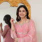 Peach Colour Traditional Anarkali Suit
