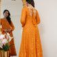 Lucknowi Embroidered Georgette Anarkali Full Stitched Suit Set