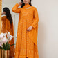 Lucknowi Embroidered Georgette Anarkali Full Stitched Suit Set