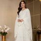 Lucknowi Embroidered Georgette Anarkali Full Stitched Suit Set