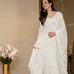 Lucknowi Embroidered Georgette Anarkali Full Stitched Suit Set