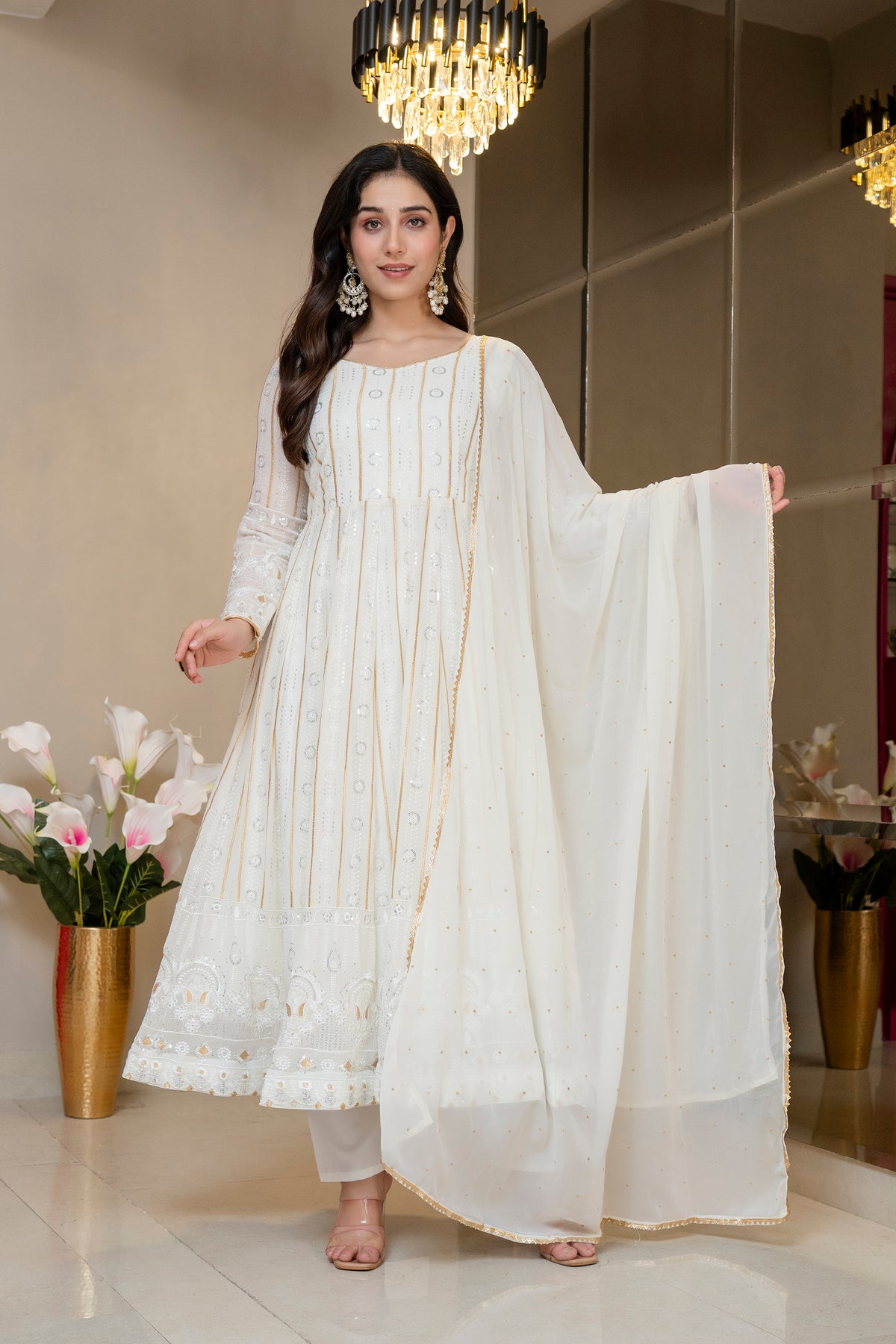 Kinju Elegant Anarkali Suit Set