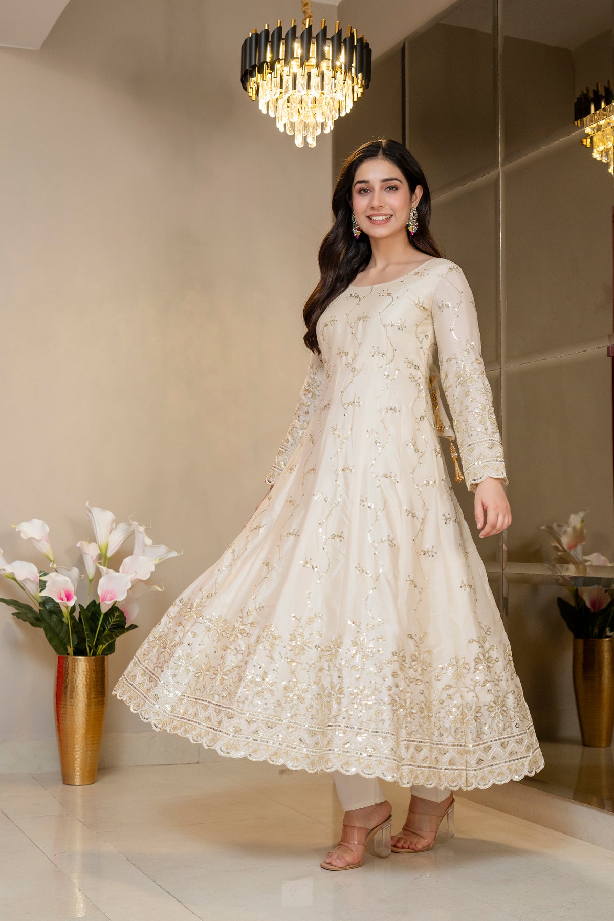 Priyashi Luxury Silk Elegant Anarkali Suit Set