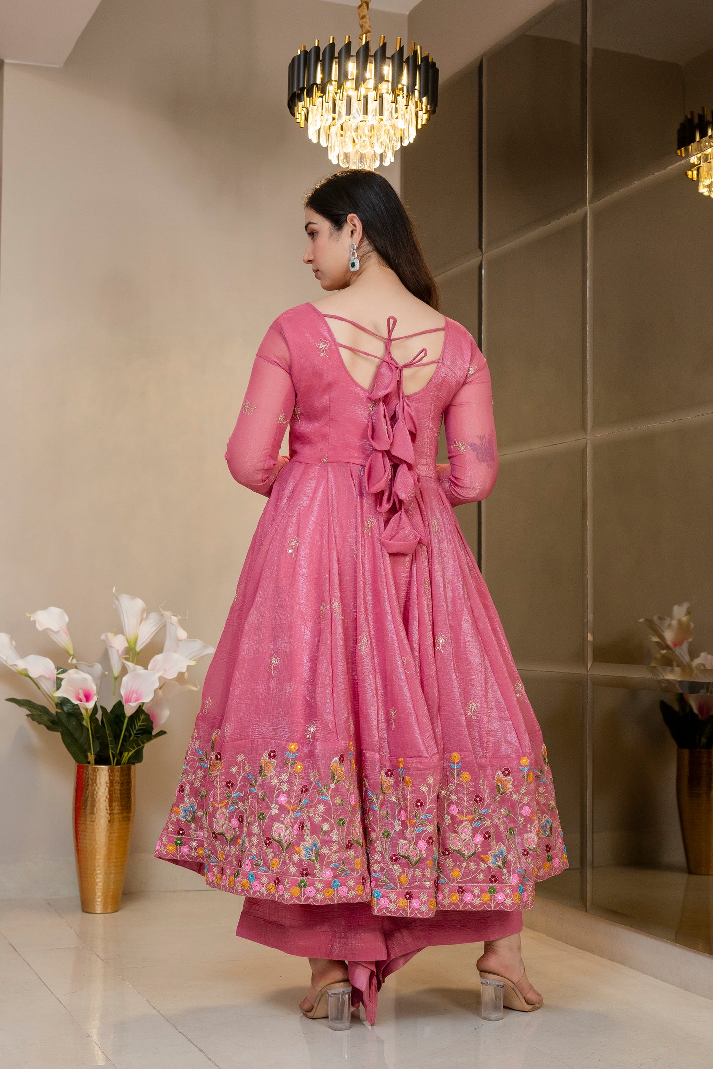 Sofy Floral Anarkali Suit Set