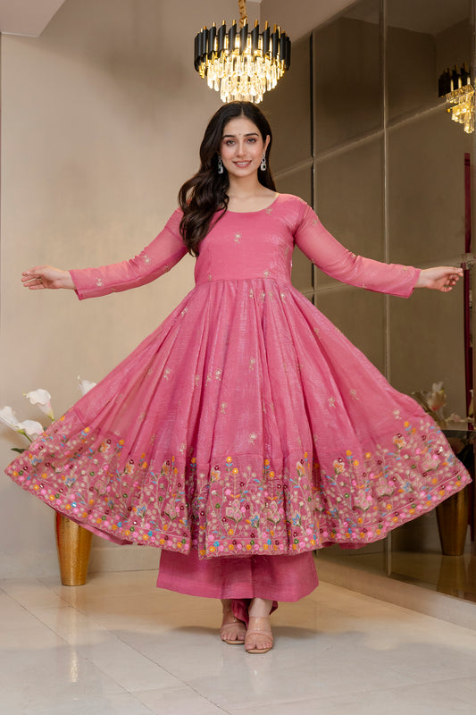 Sofy Floral Anarkali Suit Set