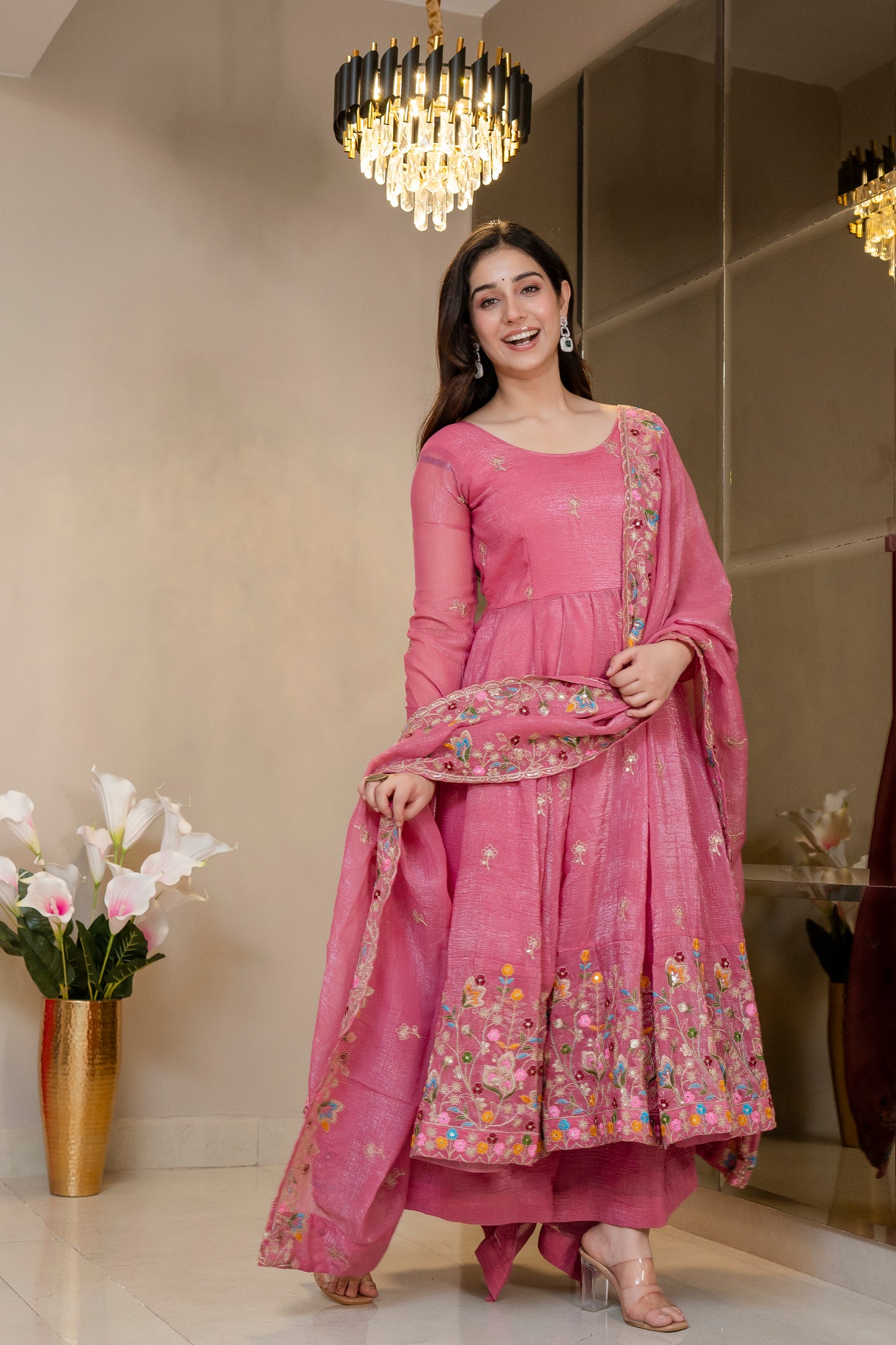 Sofy Floral Anarkali Suit Set