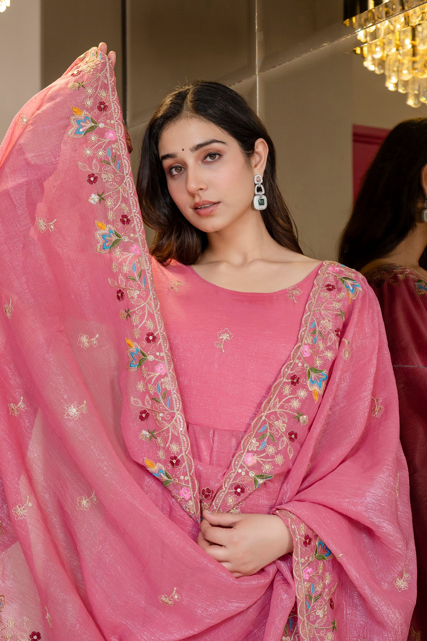 Sofy Floral Anarkali Suit Set