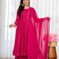 Rushika Lala Pink Elegant Anarkali Suit Set
