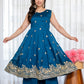 RamaMaroon Anarkali Premium Suit Set
