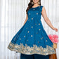 RamaMaroon Anarkali Premium Suit Set