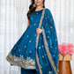 RamaMaroon Anarkali Premium Suit Set