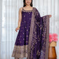 Alveera Vichitra Silk Febric Suit Set