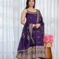 Alveera Vichitra Silk Febric Suit Set