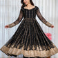 Traditional Black Anarkali Suit Set