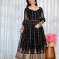Traditional Black Anarkali Suit Set