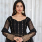 Traditional Black Anarkali Suit Set