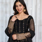 Traditional Black Anarkali Suit Set