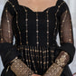 Traditional Black Anarkali Suit Set