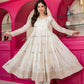 Traditional Off White Anarkali Suit Set