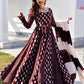 GAJGAMINI BROWN MAXI SET