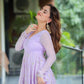 Aaliya's' Lilac  Anarkali Premium Suit Set