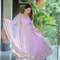 Aaliya's' Lilac  Anarkali Premium Suit Set