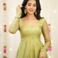 Kiya Pastel Green  Anarkali Premium Suit Set