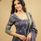 Saakshi`s cosmo Slit Anarkali with skirt Suit Set