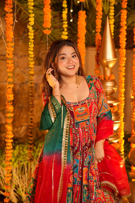 Manisha Heavy Wedding Wear Maxi Set