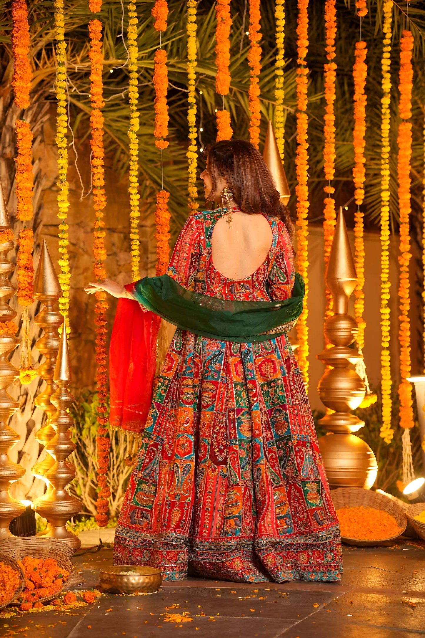 Manisha Heavy Wedding Wear Maxi Set