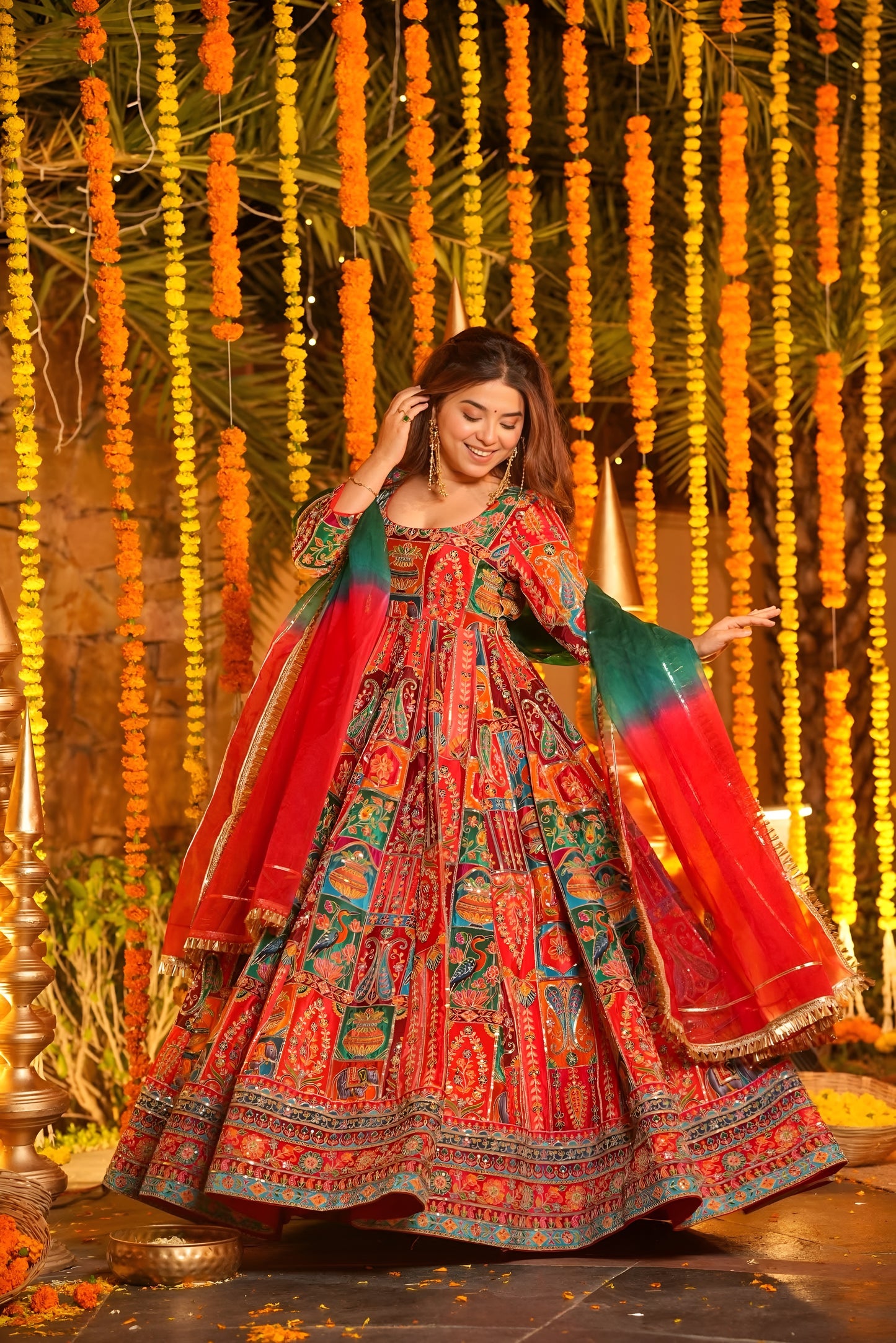 Manisha Heavy Wedding Wear Maxi Set