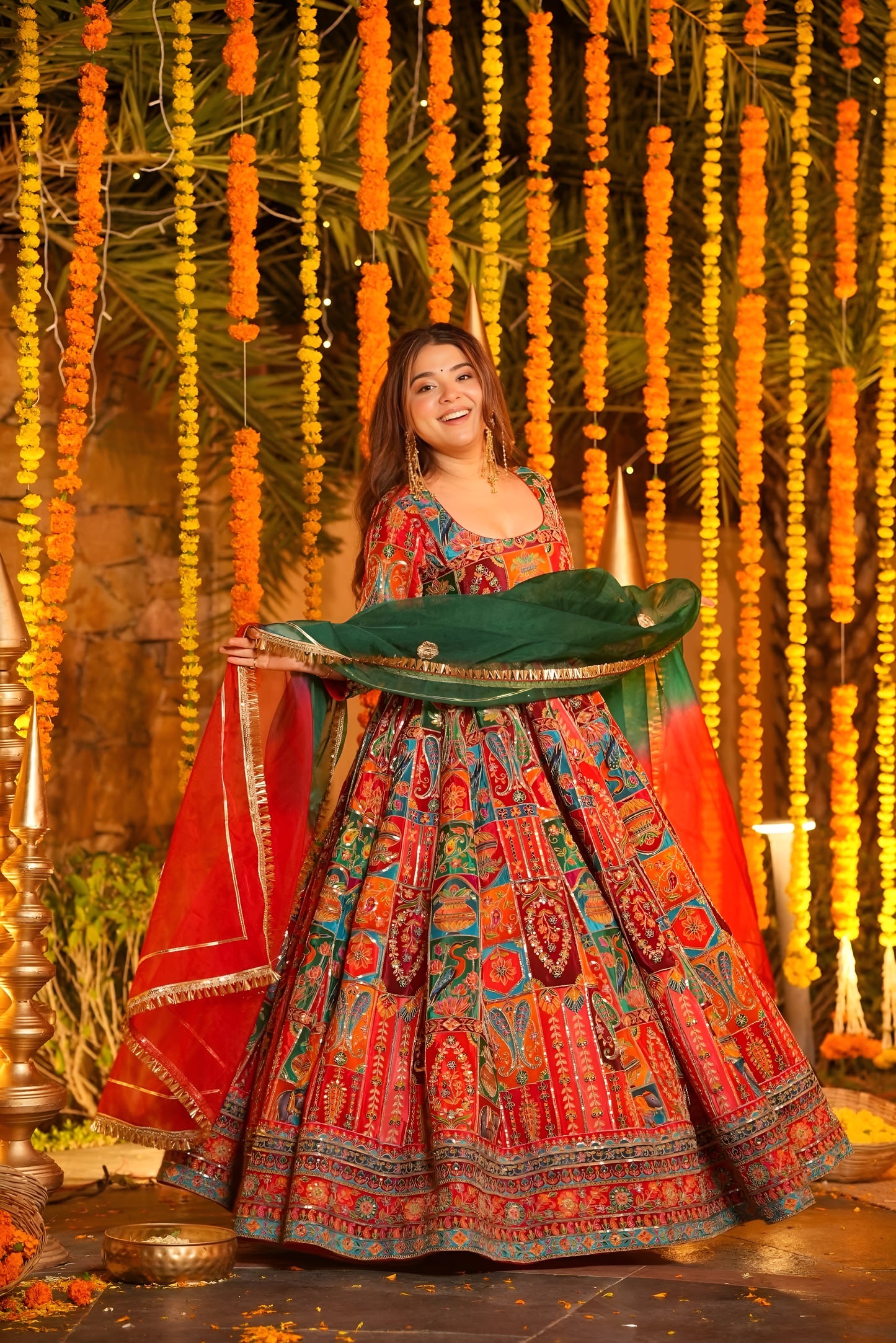 Manisha Heavy Wedding Wear Maxi Set