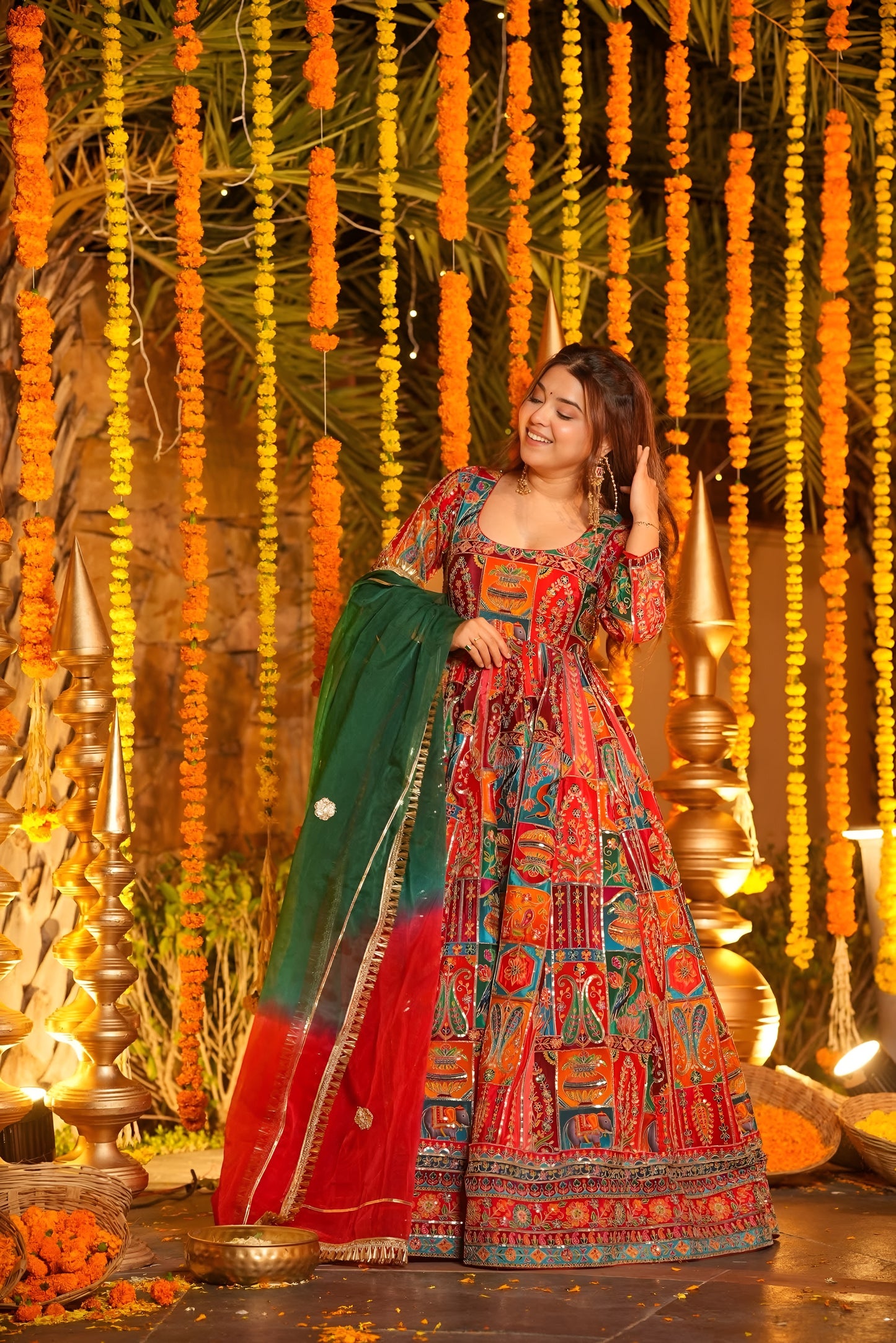 Manisha Heavy Wedding Wear Maxi Set