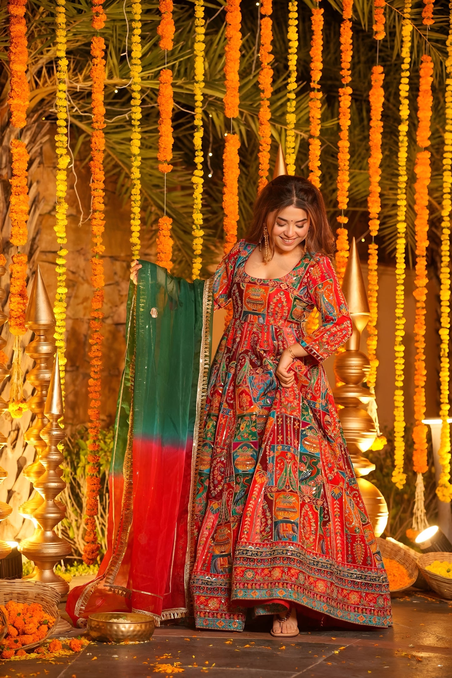 Manisha Heavy Wedding Wear Maxi Set