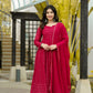 SUNHERI  GEORGETTE SUIT SET - 6013