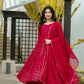 SUNHERI  GEORGETTE SUIT SET - 6013