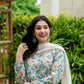 MALTI COLOURED  ANARKALI PANT AND DUPATTA SUIT SET