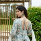 MALTI COLOURED  ANARKALI PANT AND DUPATTA SUIT SET