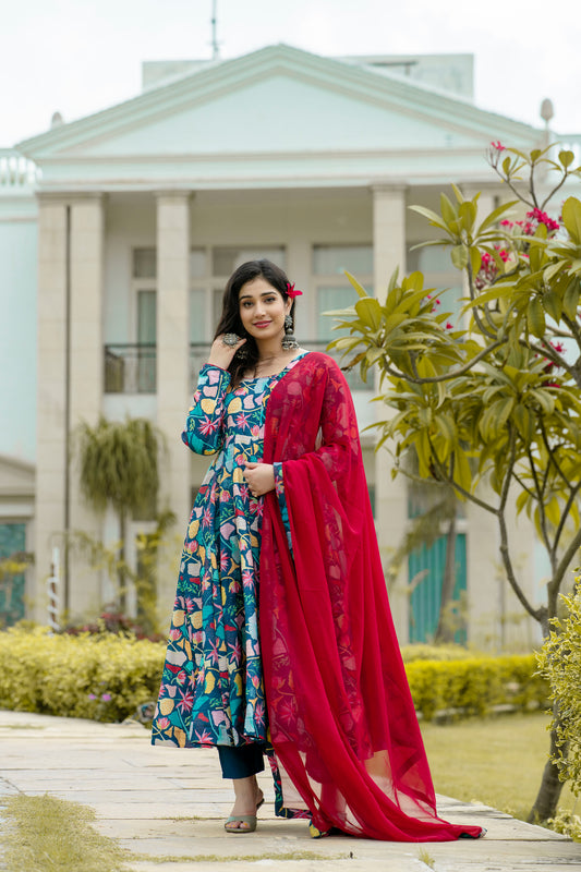 RADHIKA'S ANARKALI SUIT SET