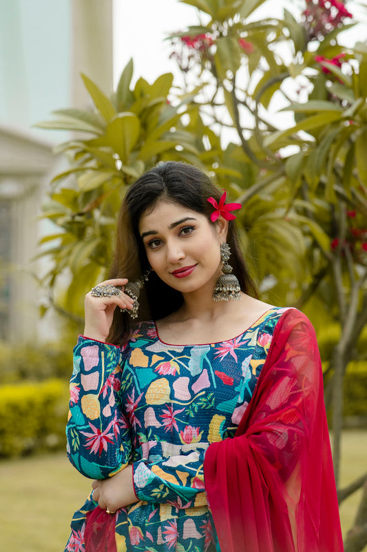 RADHIKA'S ANARKALI SUIT SET
