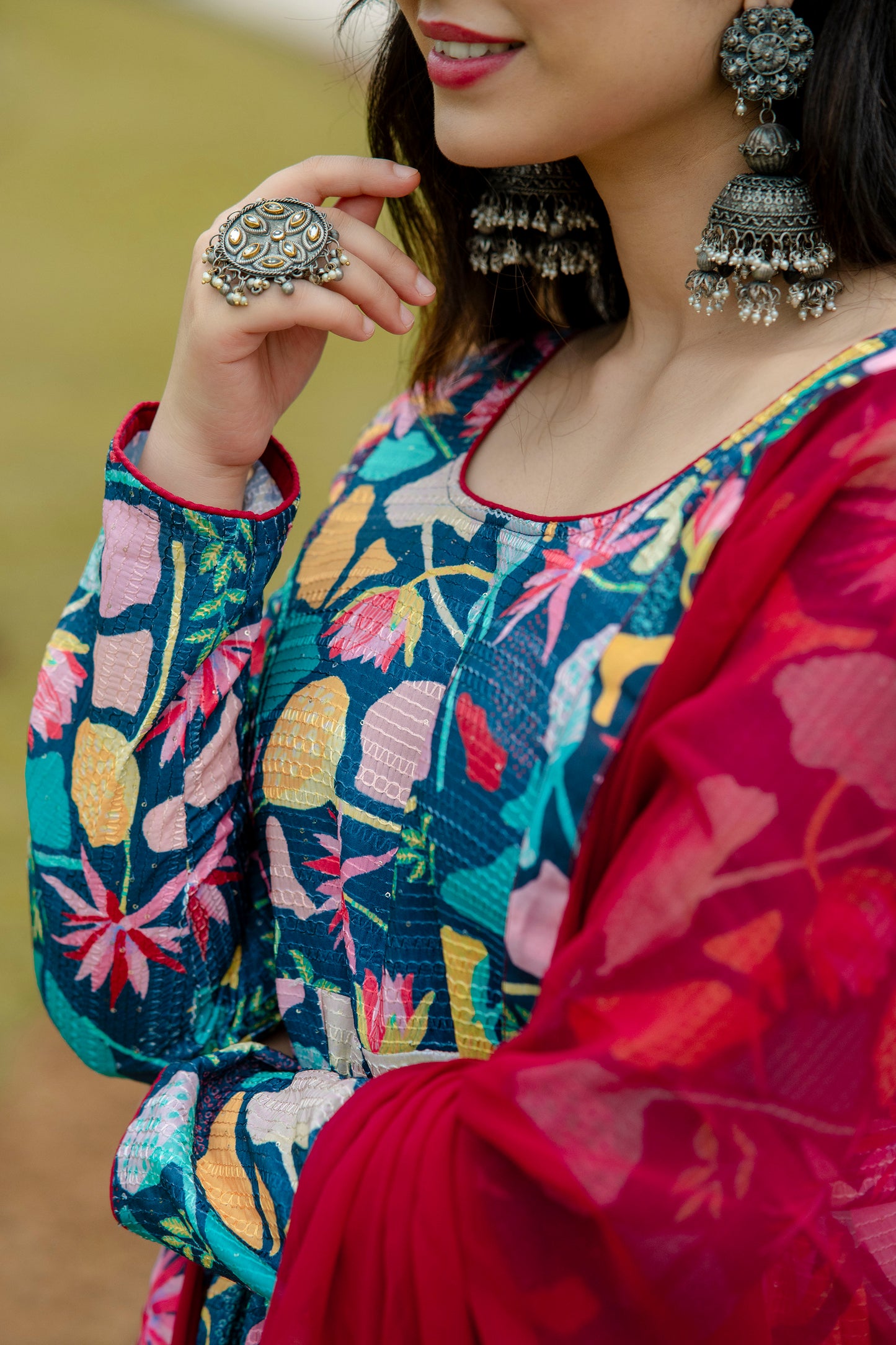 RADHIKA'S ANARKALI SUIT SET