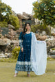 RAMA COLOUR EMBROIDERY WORKED ANARKALI SUIT SET