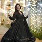 BLACK STAR BLACK EMBROIDERED GEORGETTE SUIT SET TD-120