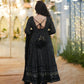 BLACK STAR BLACK EMBROIDERED GEORGETTE SUIT SET TD-120