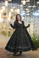 BLACK STAR BLACK EMBROIDERED GEORGETTE SUIT SET TD-120
