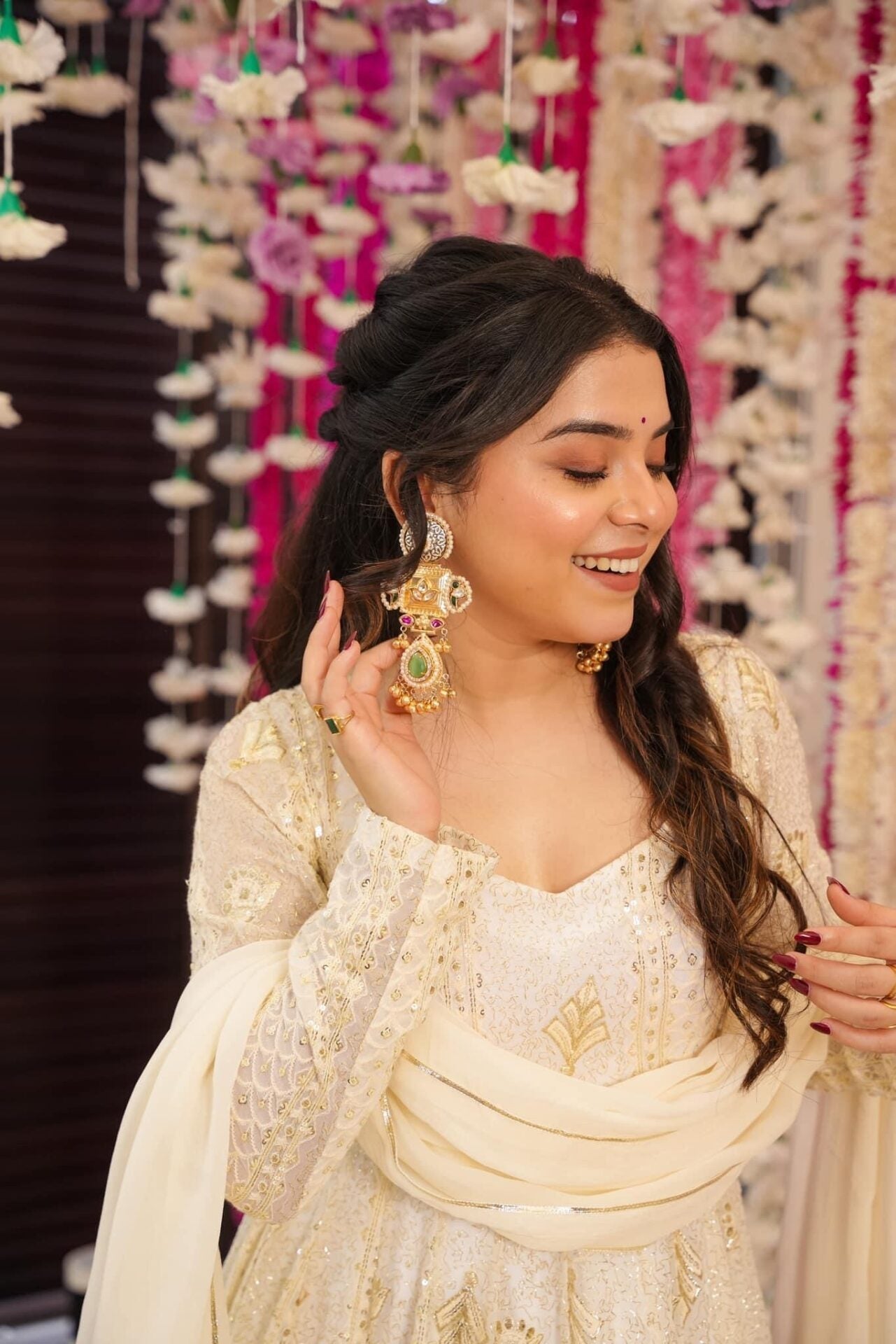 Madhvi's' Heavy Embroidered Anarkali Suit Set