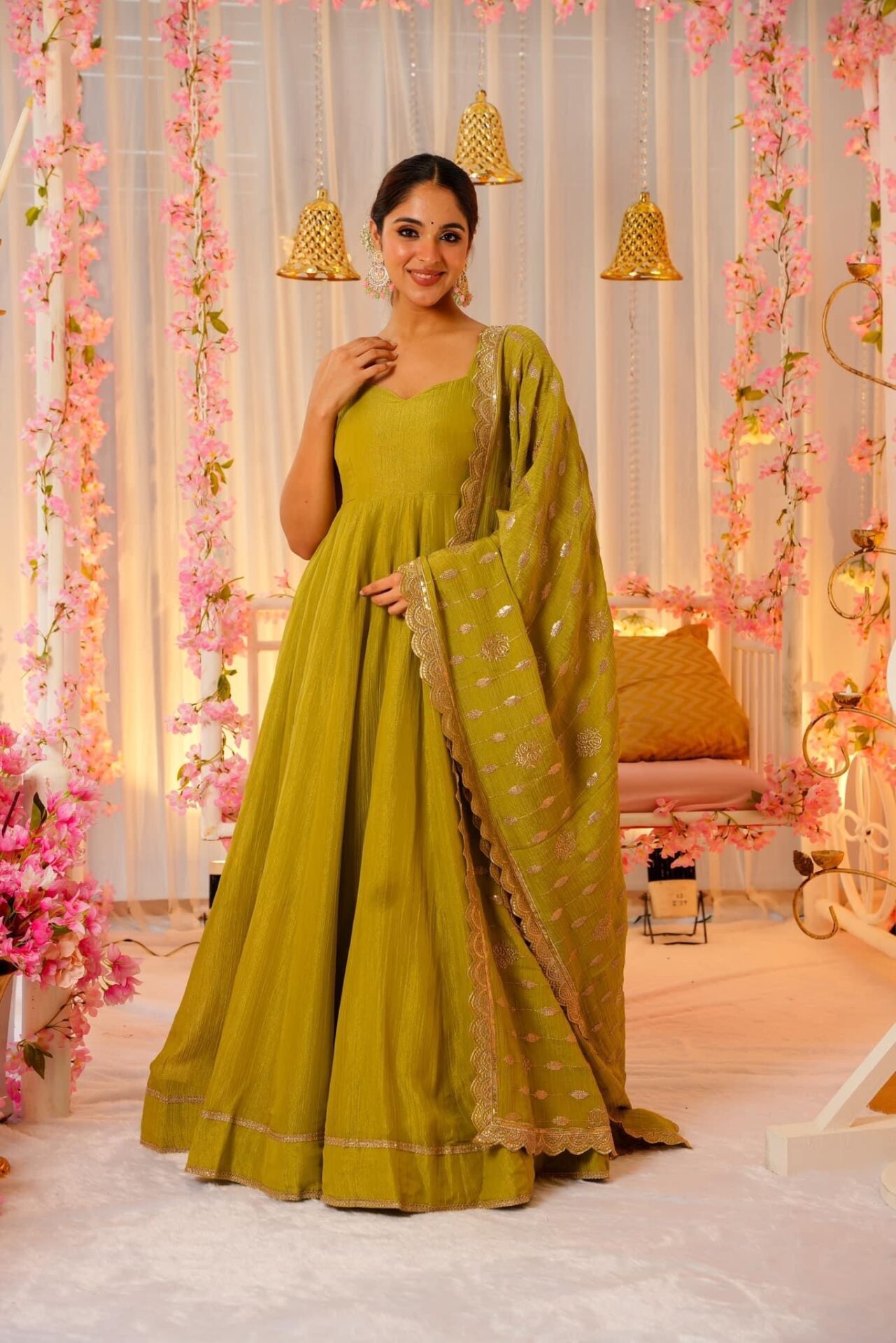 READYMADE*ANARKALI*SUIT*SET*-TD-6041