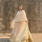 Riva Off White Elegant Anarkali Suit Set