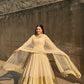Riva Off White Elegant Anarkali Suit Set
