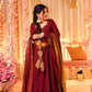 Manshi  Pure Cotton Anarkali  suit set